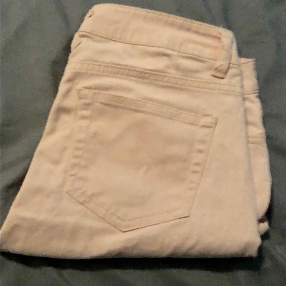 Pink skinny jeans